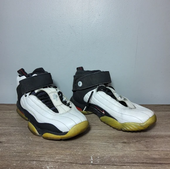 Nike Air Penny IV 'True Red' White/Black 864018-101 (2016) Size 9.5 - Picture 3 of 8